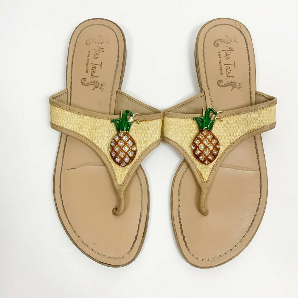 Miss Trish For Target Pineapple Rhinestone Sandals
